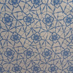 Blue and White Wax Fabric (3 for $12)